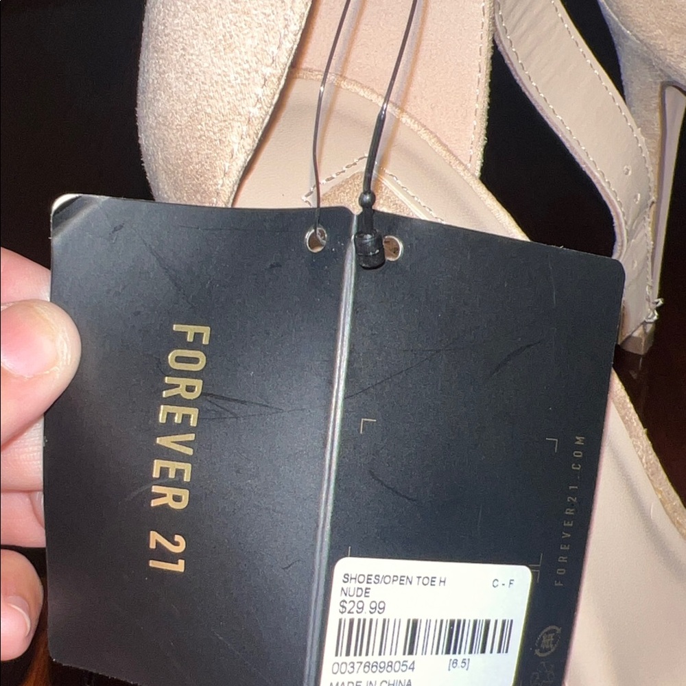 Forever 21 Nude Strappy Heels - Picture 3 of 6